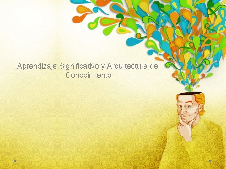 Aprendizaje Significativo y Arquitectura del Conocimiento 