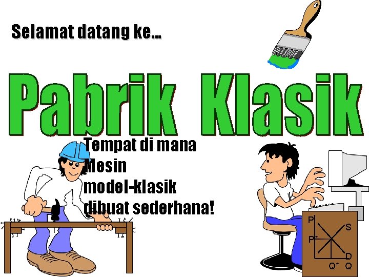 Selamat datang ke. . . Tempat di mana Mesin model-klasik dibuat sederhana! P S