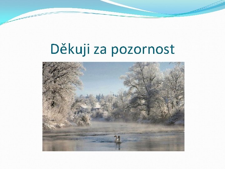 Děkuji za pozornost 