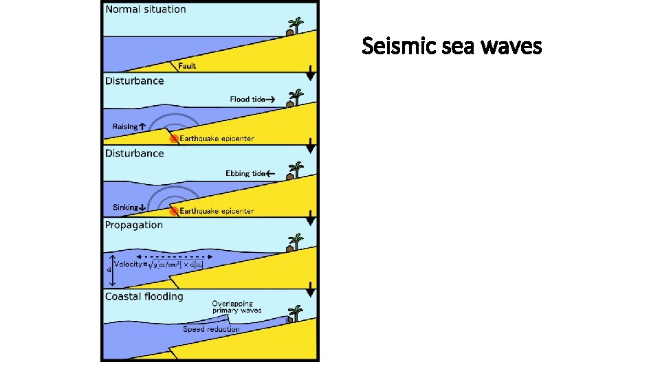 Seismic sea waves 