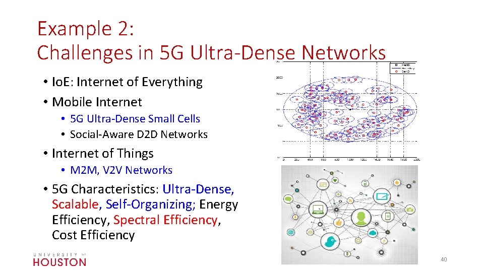Example 2: Challenges in 5 G Ultra-Dense Networks • Io. E: Internet of Everything