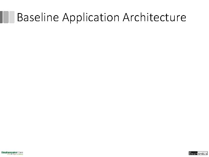 Baseline Application Architecture 