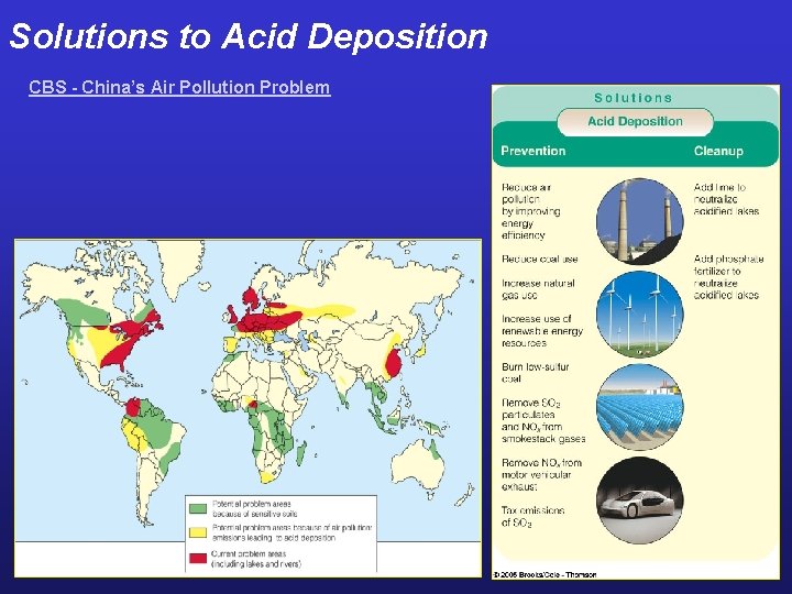 Solutions to Acid Deposition CBS - China’s Air Pollution Problem 