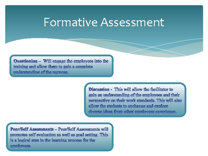 Formative Assessment 