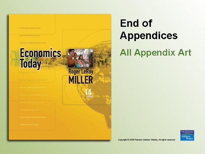 End of Appendices All Appendix Art 