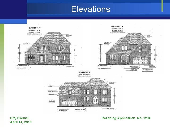 Elevations City Council April 14, 2010 Rezoning Application No. 1284 