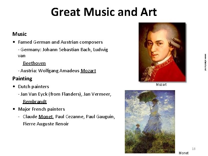 Great Music and Art Music www. classic. net • Famed German and Austrian composers