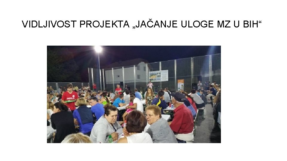 VIDLJIVOST PROJEKTA „JAČANJE ULOGE MZ U BIH“ 