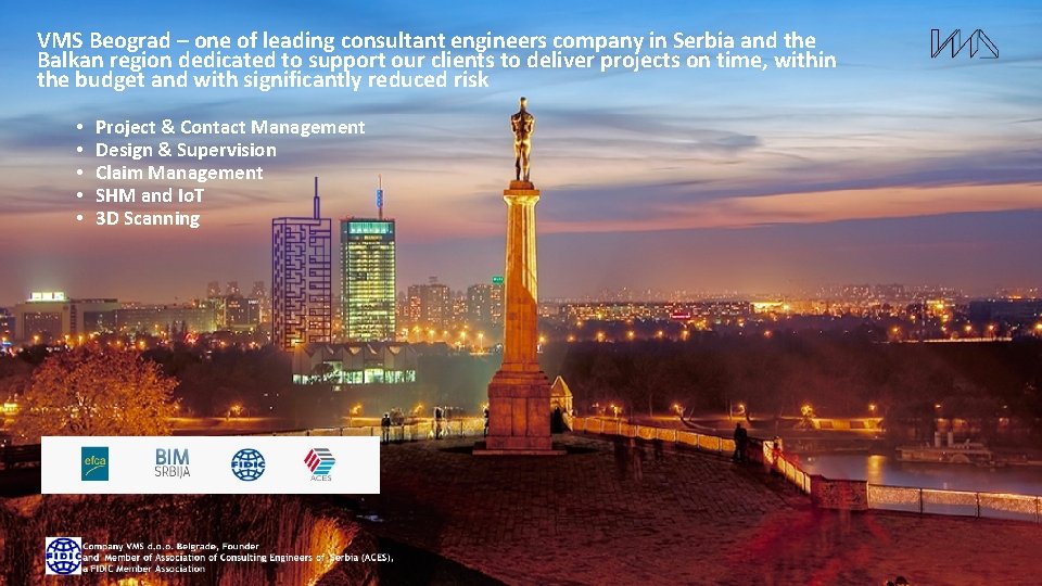 VMS Beograd – one of leading consultant engineers company in Serbia and the Balkan