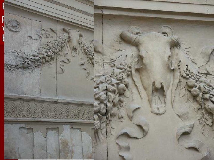 El muro de demarcación del espacio sagrado parece por dentro la copia de una