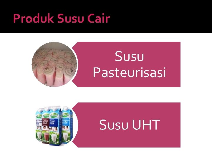 Produk Susu Cair Susu Pasteurisasi Susu UHT 