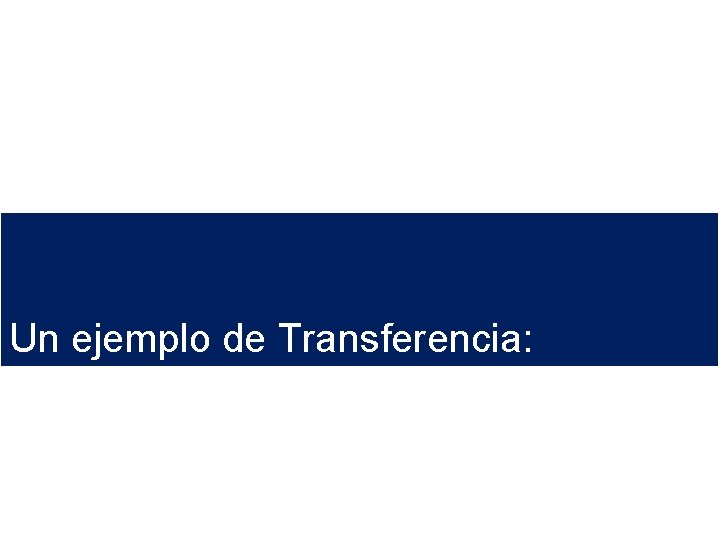 Un ejemplo de Transferencia: EC 3 metrics Un ejemplo de Transferencia: EC 3 metrics