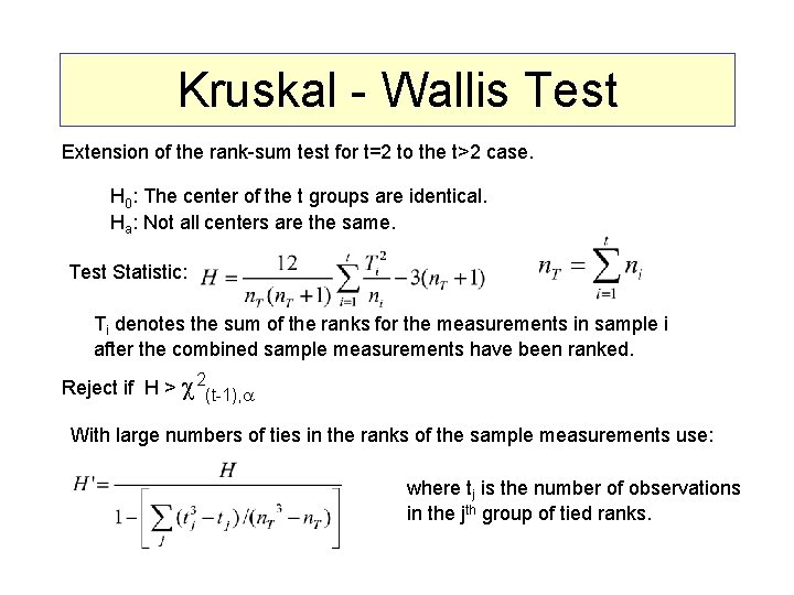 Testing Multiple Means And The Analysis Of Variance
