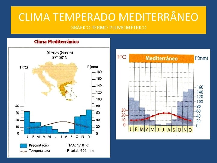 CLIMA TEMPERADO MEDITERR NEO GRÁFICO TERMO PLUVIOMÉTRICO 