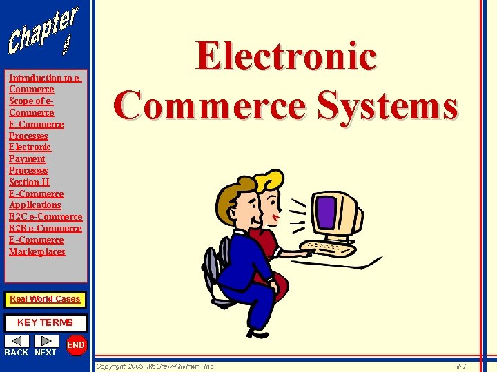 Introduction to e. Commerce Scope of e. Commerce E-Commerce Processes Electronic Payment Processes Section