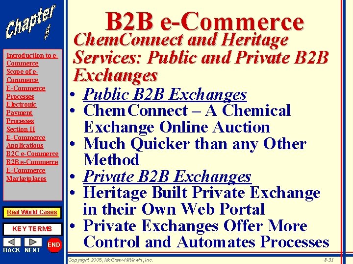 B 2 B e-Commerce Introduction to e. Commerce Scope of e. Commerce E-Commerce Processes