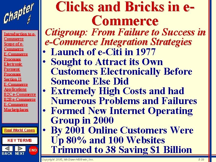 Clicks and Bricks in e. Commerce Introduction to e. Commerce Scope of e. Commerce