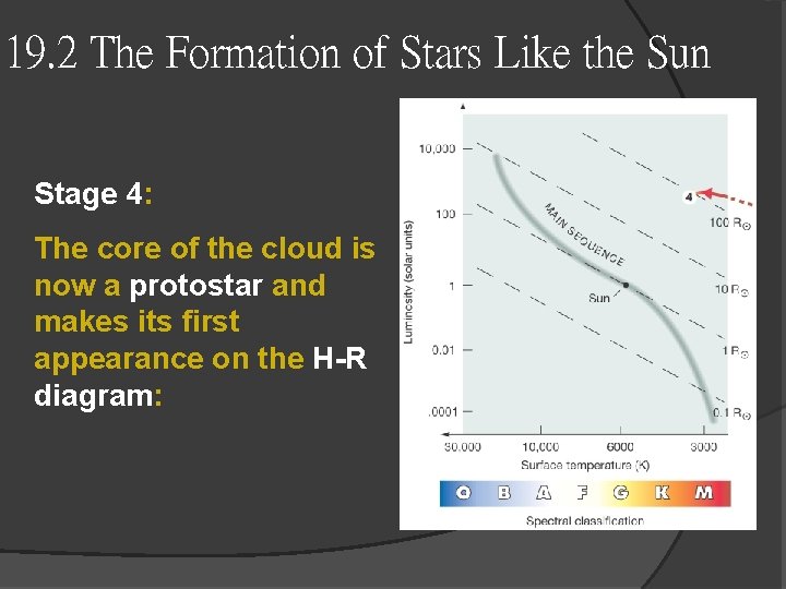 19. 2 The Formation of Stars Like the Sun Stage 4: The core of 19. 2 The Formation of Stars Like the Sun Stage 4: The core of