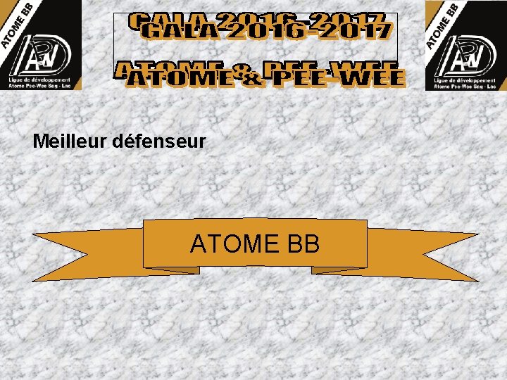 Meilleur défenseur ATOME BB 