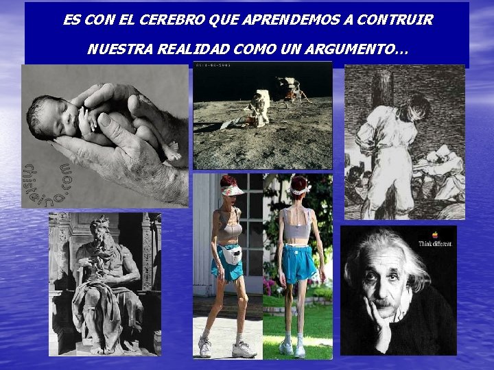 ES CON EL CEREBRO QUE APRENDEMOS A CONTRUIR NUESTRA REALIDAD COMO UN ARGUMENTO… 