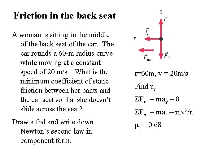 Friction in the back seat A woman is sitting in the middle of the
