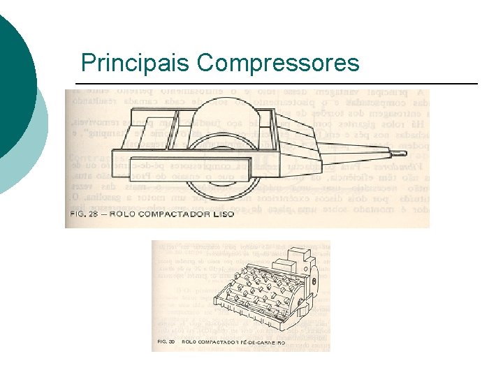 Principais Compressores Principais Compressores