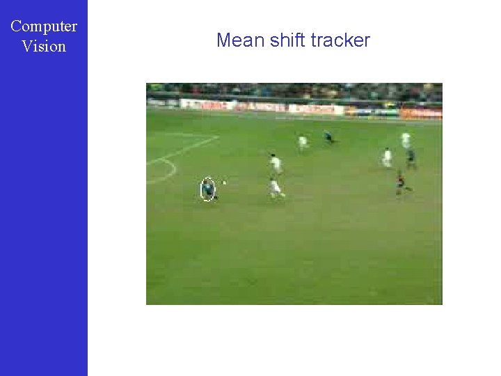Computer Vision Mean shift tracker 