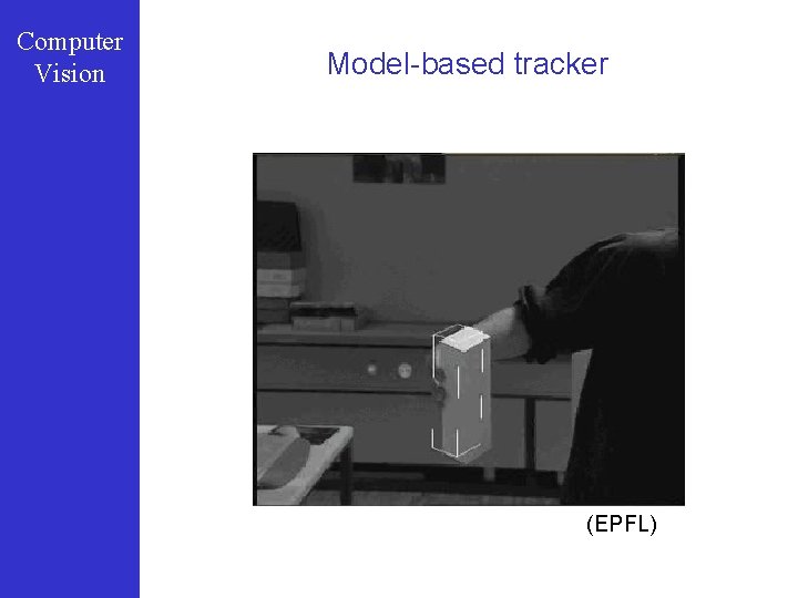 Computer Vision Model-based tracker (EPFL) 