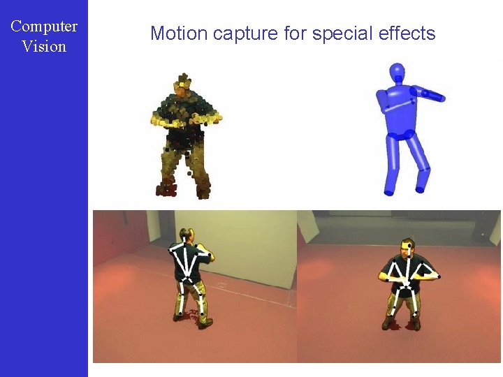 Computer Vision Motion capture for special effects 