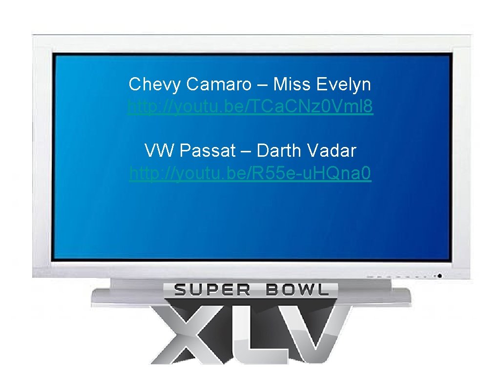 Chevy Camaro – Miss Evelyn http: //youtu. be/TCa. CNz 0 Vml 8 VW Passat