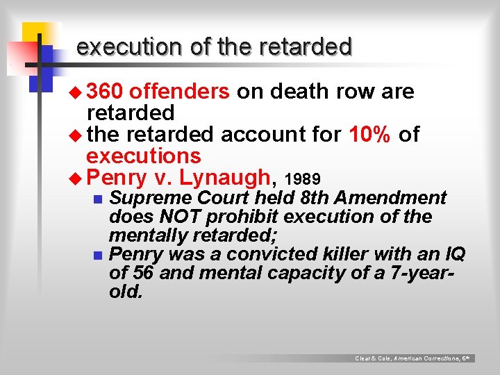 execution of the retarded u 360 offenders on death row are retarded u the