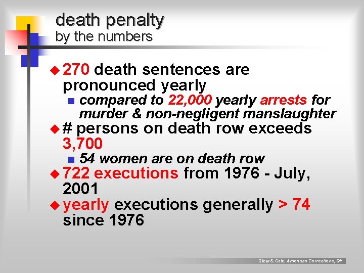 death penalty by the numbers u 270 death sentences are pronounced yearly n u#