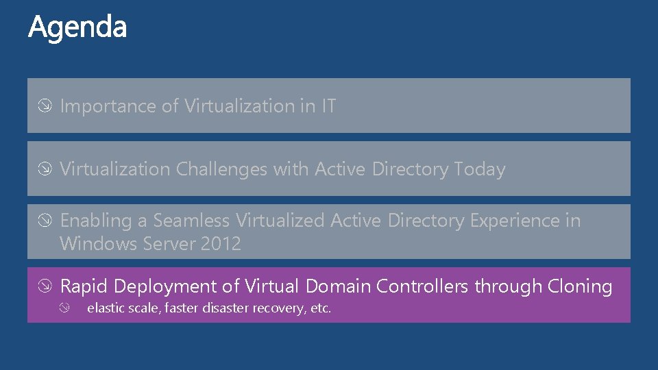 Importance of Virtualization in IT Virtualization Challenges with Active Directory Today Enabling a Seamless Importance of Virtualization in IT Virtualization Challenges with Active Directory Today Enabling a Seamless