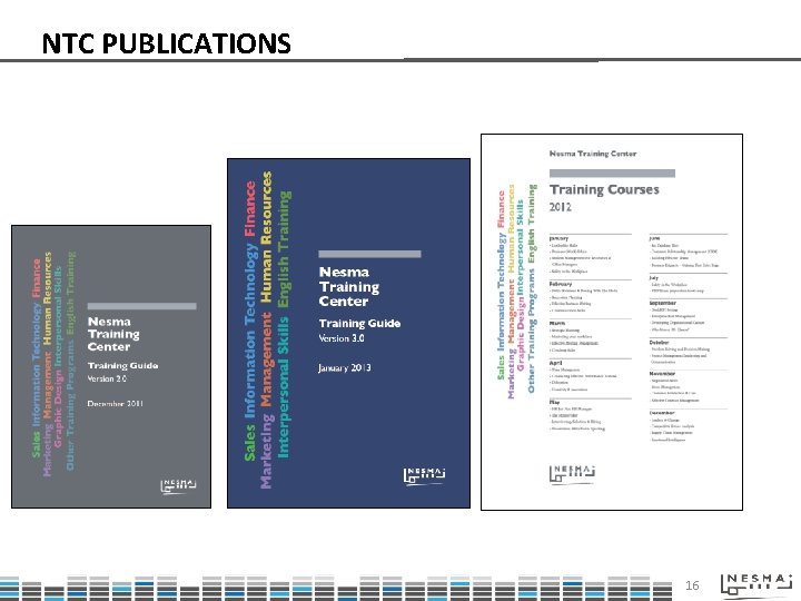 NTC PUBLICATIONS 16 