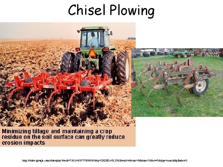 Chisel Plowing http: //video. google. com/videoplay? docid=758554037778096590&q=CHISEL+PLOW&total=4&start=0&num=10&so=0&type=search&plindex=2 Chisel Plowing http: //video. google. com/videoplay? docid=758554037778096590&q=CHISEL+PLOW&total=4&start=0&num=10&so=0&type=search&plindex=2