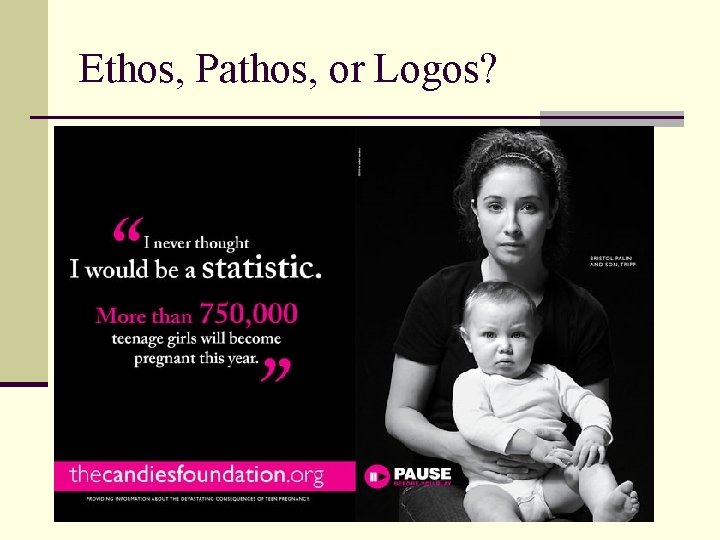 Ethos, Pathos, or Logos? 