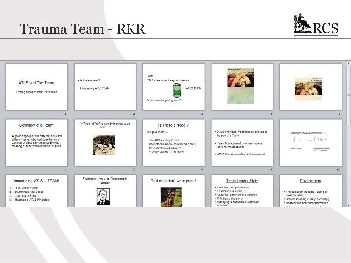Trauma Team - RKR 