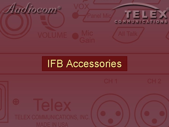 IFB Accessories IFB Accessories