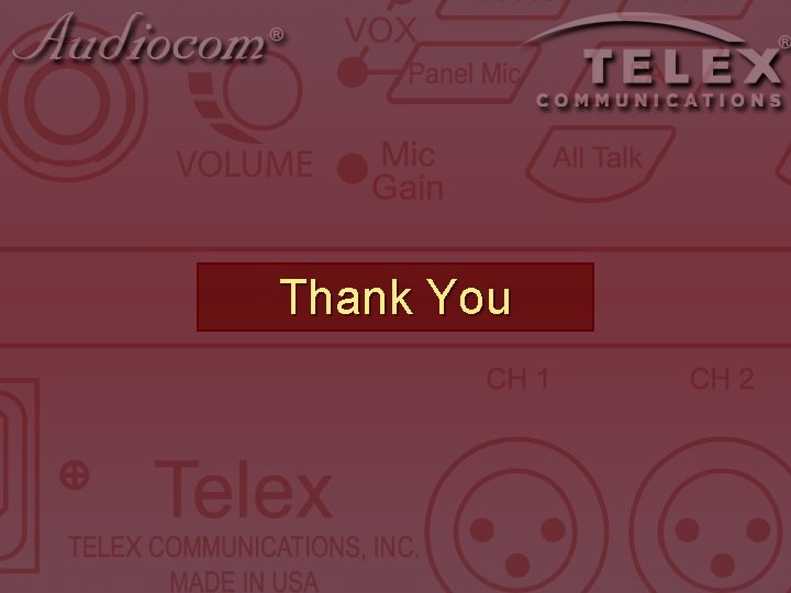 Thank You Thank You