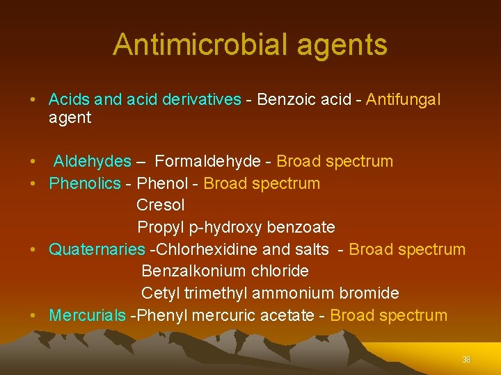 Antimicrobial agents • Acids and acid derivatives - Benzoic acid - Antifungal agent • Antimicrobial agents • Acids and acid derivatives - Benzoic acid - Antifungal agent •
