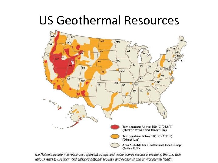 US Geothermal Resources 