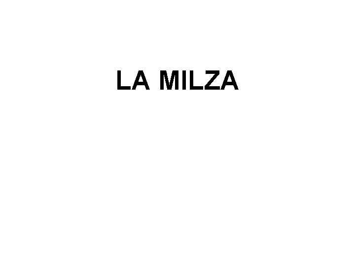 LA MILZA 