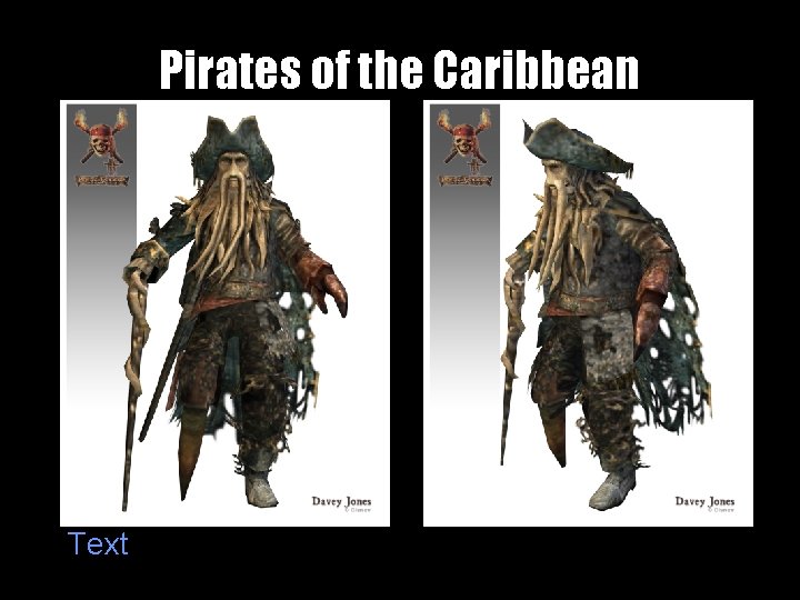 Pirates of the Caribbean Text 