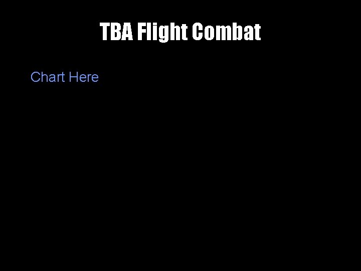 TBA Flight Combat Chart Here 