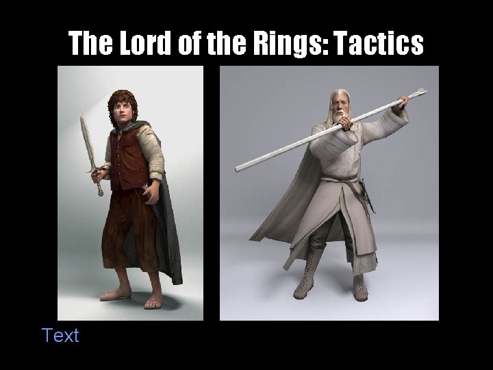 The Lord of the Rings: Tactics Text 