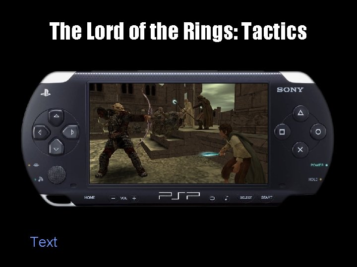 The Lord of the Rings: Tactics Text 