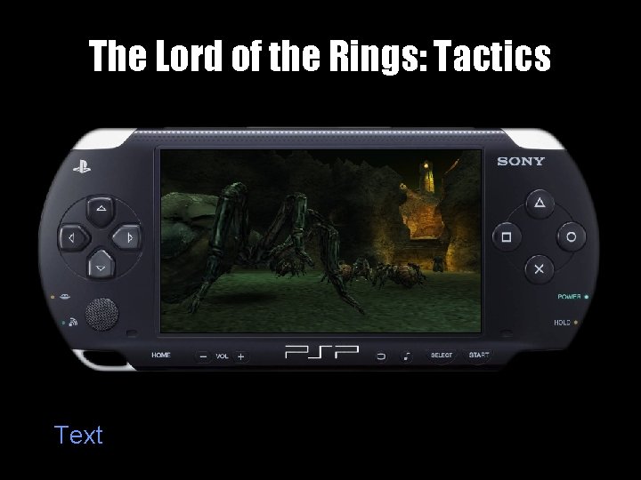 The Lord of the Rings: Tactics Text 