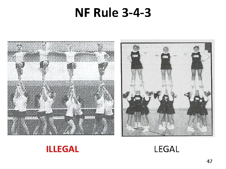 NF Rule 3 -4 -3 ILLEGAL LEGAL 47 NF Rule 3 -4 -3 ILLEGAL LEGAL 47