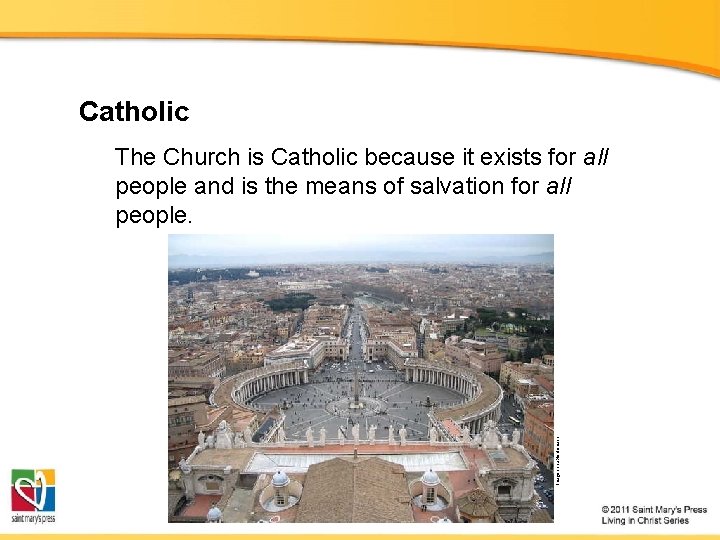 Catholic Image in public domain The Church is Catholic because it exists for all