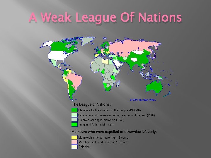 A Weak League Of Nations 